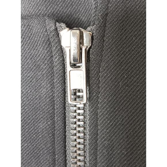 Helmut Lang Black Asymmetrical Zip Jacket Women’s Size L  Made in USA - Picture 8 of 16